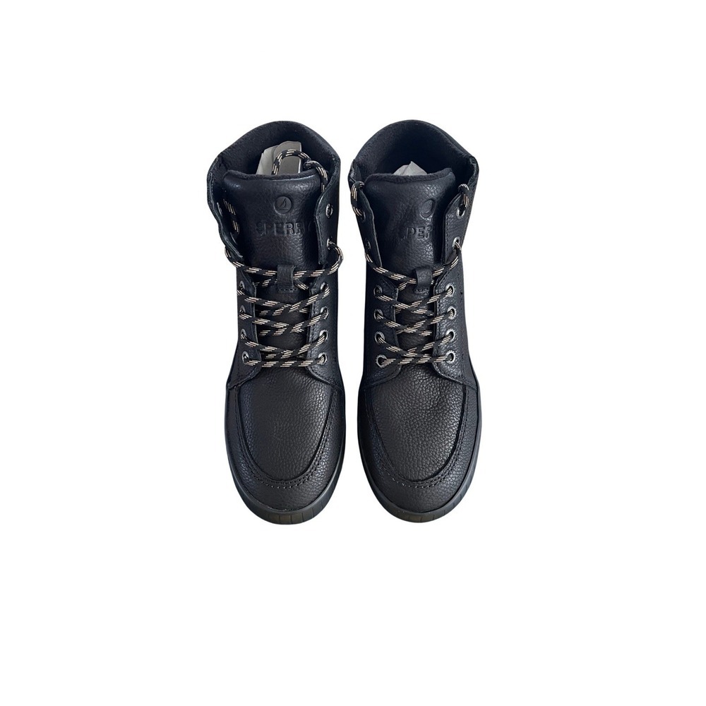 Sperry Women's Torrent Black Lace Up Leather Boots Size 7 NIB!